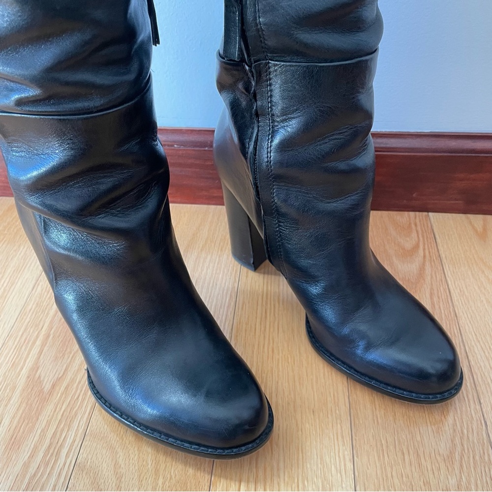 Sam Edelman “Rylan” over the knee boot, black leather. - Picture 4 of 8